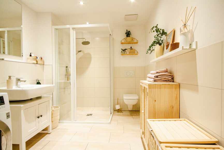 badezimmer vorher/ nachher interior homeofjay Homestaging